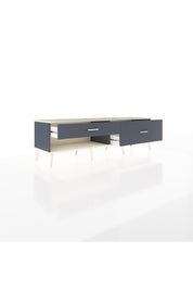 Hyperion TV Ünitesi 2 Çekmeceli  176x44x51 Antrasit-Aytaşı/Antrasit