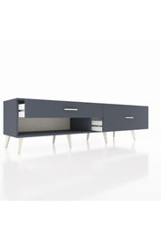 Hyperion TV Ünitesi 2 Çekmeceli  176x44x51 Antrasit-Antrasit/Antrasit