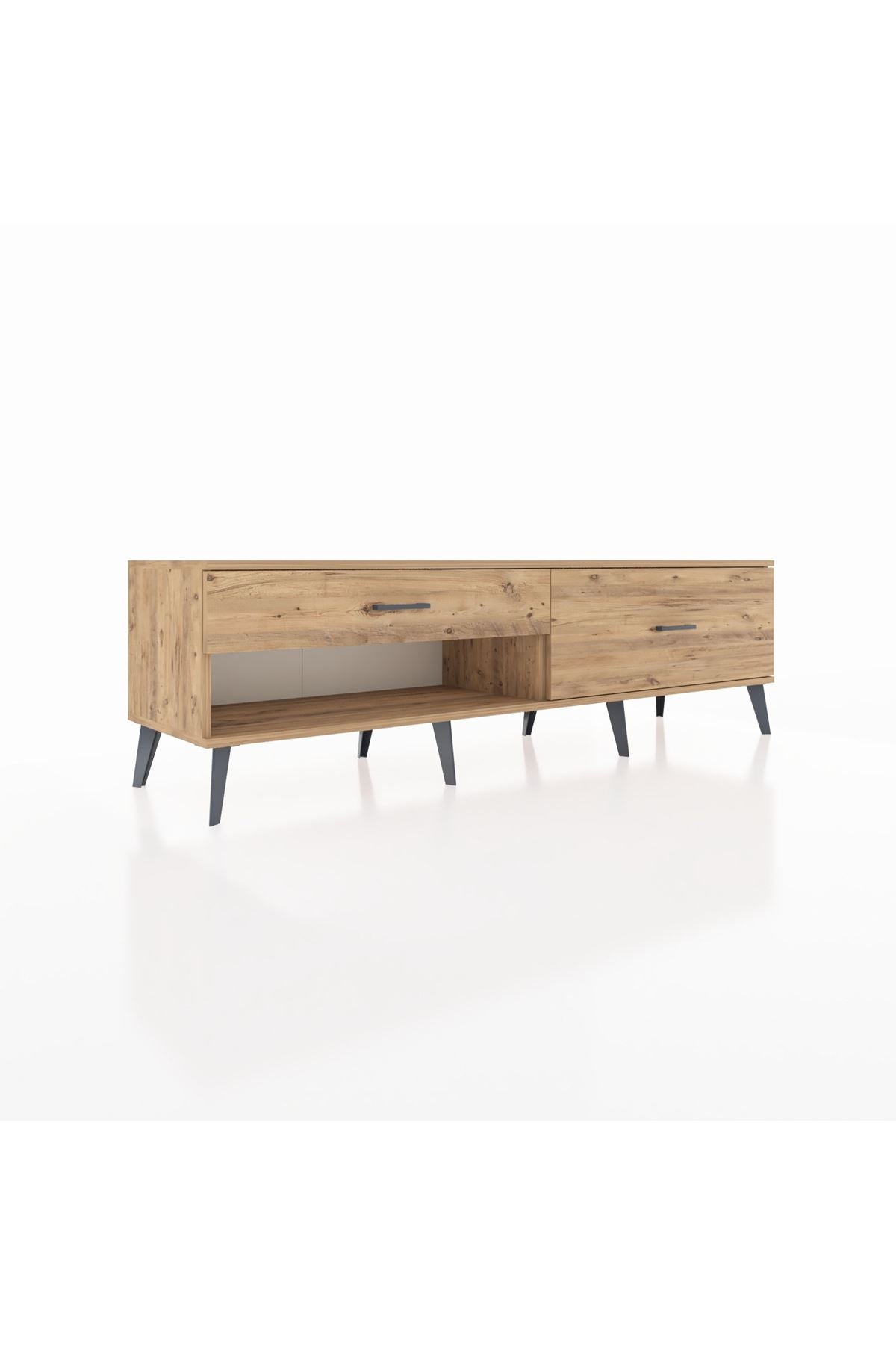 Hyperion TV Ünitesi 2 Çekmeceli  176x44x51 Çam-Çam/Çam