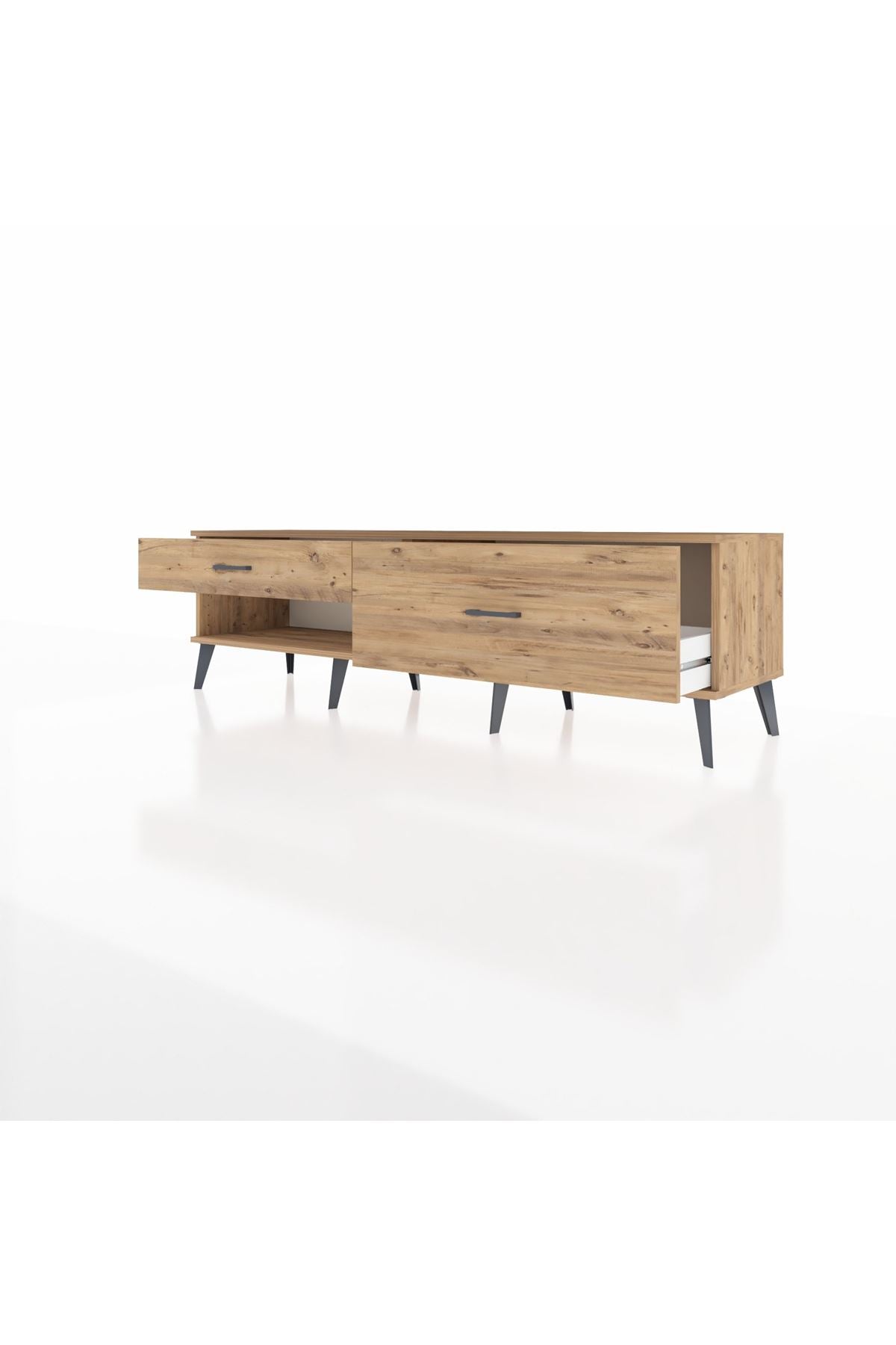 Hyperion TV Ünitesi 2 Çekmeceli  176x44x51 Çam-Çam/Çam