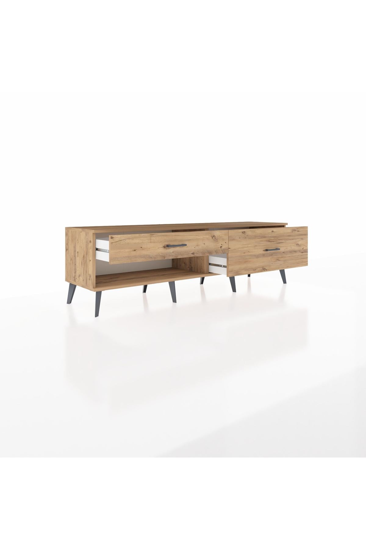 Hyperion TV Ünitesi 2 Çekmeceli  176x44x51 Çam-Çam/Çam