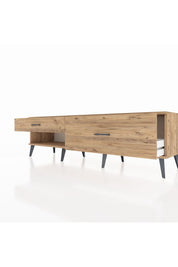 Hyperion TV Ünitesi 2 Çekmeceli  176x44x51 Çam-Çam/Çam