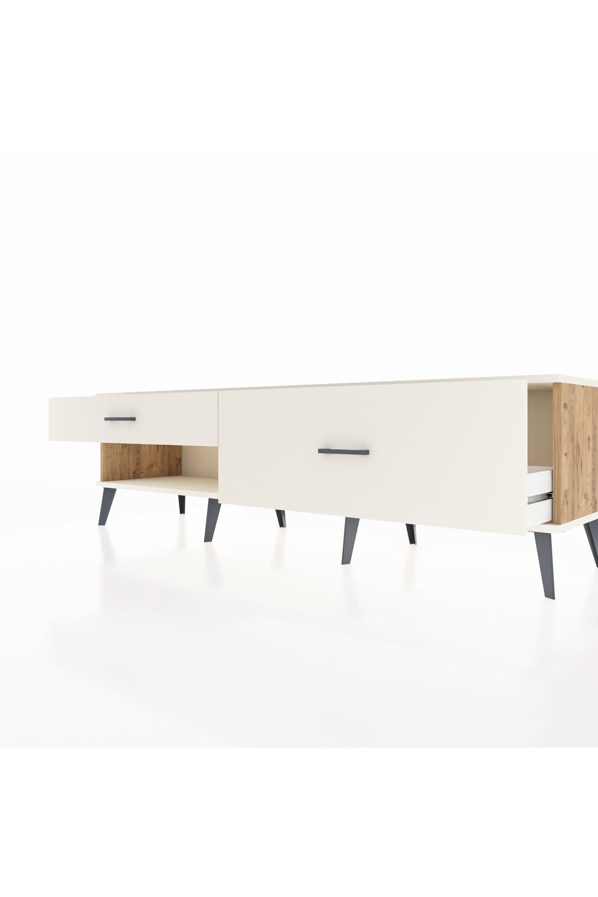 Hyperion TV Ünitesi 2 Çekmeceli  176x44x51 Çam-Aytaşı/Aytaşı