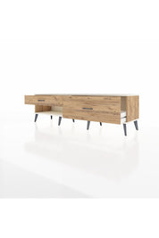 Hyperion TV Ünitesi 2 Çekmeceli  176x44x51 Çam-Aytaşı/Çam