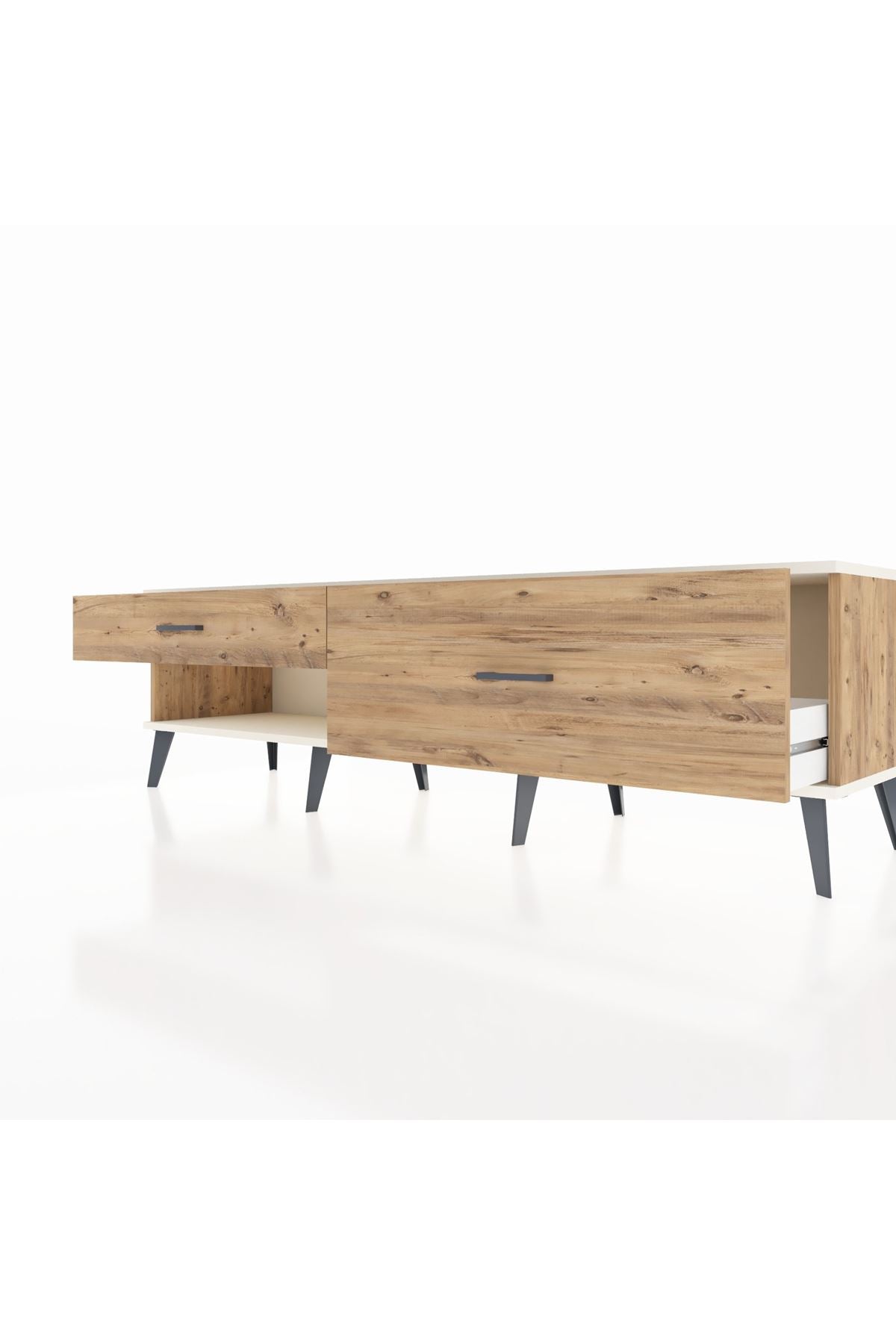 Hyperion TV Ünitesi 2 Çekmeceli  176x44x51 Çam-Aytaşı/Çam