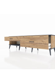 Hyperion TV Ünitesi 2 Çekmeceli  176x44x51 Çam-Antrasit/Çam