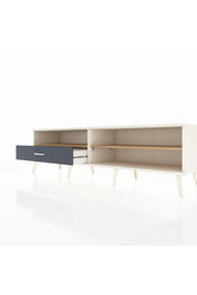 Hyperion TV Ünitesi 2 Raflı Tek Çekmeceli  176x44x51 Aytaşı-Çam/Antrasit