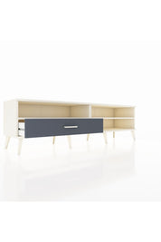 Hyperion TV Ünitesi 2 Raflı Tek Çekmeceli  176x44x51 Aytaşı-Aytaşı/Antrasit