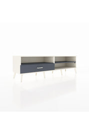 Hyperion TV Ünitesi 2 Raflı Tek Çekmeceli  176x44x51 Aytaşı-Antrasit/Antrasit