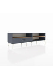 Hyperion TV Ünitesi 2 Raflı Tek Çekmeceli  176x44x51 Antrasit-Çam/Antrasit