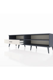 Hyperion TV Ünitesi 2 Raflı Tek Çekmeceli  176x44x51 Antrasit-Antrasit/Aytaşı