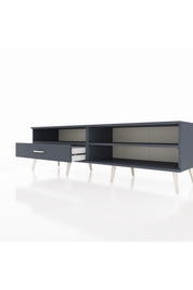 Hyperion TV Ünitesi 2 Raflı Tek Çekmeceli  176x44x51 Antrasit-Antrasit/Antrasit