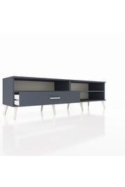 Hyperion TV Ünitesi 2 Raflı Tek Çekmeceli  176x44x51 Antrasit-Antrasit/Antrasit