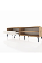 Hyperion TV Ünitesi 2 Raflı Tek Çekmeceli  176x44x51 Çam-Çam/Aytaşı