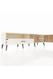 Hyperion TV Ünitesi 2 Raflı Tek Çekmeceli 2 Kapaklı 176x44x51 Aytaşı-Çam/Aytaşı