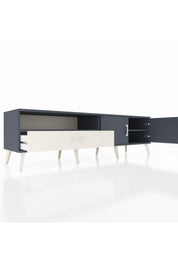 Hyperion TV Ünitesi 2 Raflı Tek Çekmeceli 2 Kapaklı 176x44x51 Antrasit-Antrasit/Aytaşı