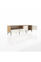 Hyperion TV Ünitesi 2 Raflı Tek Çekmeceli 2 Kapaklı 176x44x51 Çam-Aytaşı/Aytaşı