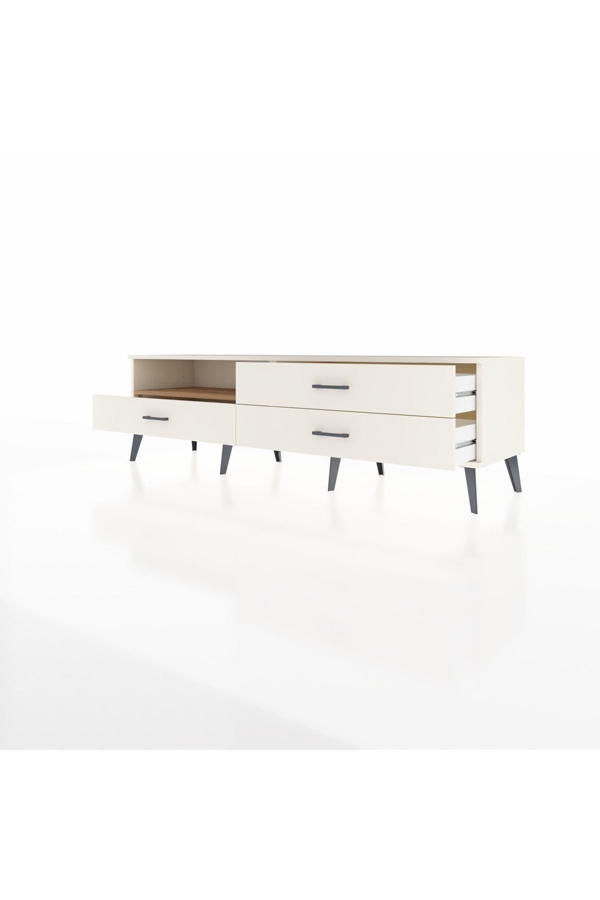 Hyperion TV Ünitesi Tek Raflı 3 Çekmeceli  176x44x51 Aytaşı-Çam/Aytaşı