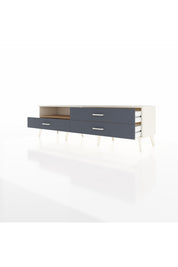 Hyperion TV Ünitesi Tek Raflı 3 Çekmeceli  176x44x51 Aytaşı-Çam/Antrasit