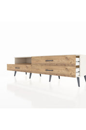 Hyperion TV Ünitesi Tek Raflı 3 Çekmeceli  176x44x51 Aytaşı-Çam/Çam