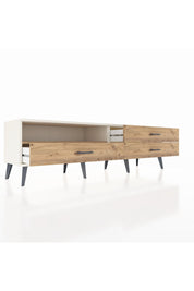Hyperion TV Ünitesi Tek Raflı 3 Çekmeceli  176x44x51 Aytaşı-Çam/Çam