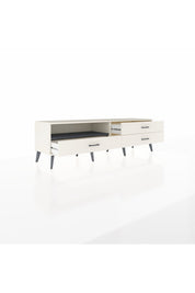 Hyperion TV Ünitesi Tek Raflı 3 Çekmeceli  176x44x51 Aytaşı-Antrasit/Aytaşı