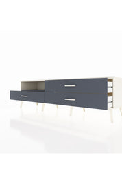 Hyperion TV Ünitesi Tek Raflı 3 Çekmeceli  176x44x51 Aytaşı-Antrasit/Antrasit