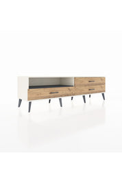 Hyperion TV Ünitesi Tek Raflı 3 Çekmeceli  176x44x51 Aytaşı-Antrasit/Çam