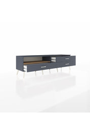 Hyperion TV Ünitesi Tek Raflı 3 Çekmeceli  176x44x51 Antrasit-Çam/Antrasit