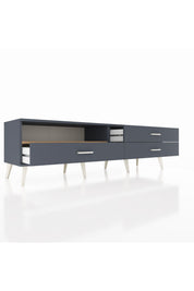 Hyperion TV Ünitesi Tek Raflı 3 Çekmeceli  176x44x51 Antrasit-Çam/Antrasit
