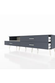 Hyperion TV Ünitesi Tek Raflı 3 Çekmeceli  176x44x51 Antrasit-Aytaşı/Antrasit
