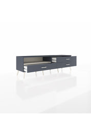 Hyperion TV Ünitesi Tek Raflı 3 Çekmeceli  176x44x51 Antrasit-Aytaşı/Antrasit