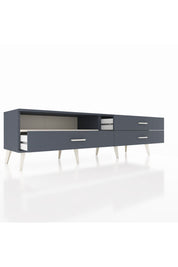 Hyperion TV Ünitesi Tek Raflı 3 Çekmeceli  176x44x51 Antrasit-Aytaşı/Antrasit