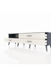 Hyperion TV Ünitesi Tek Raflı 3 Çekmeceli  176x44x51 Antrasit-Antrasit/Aytaşı