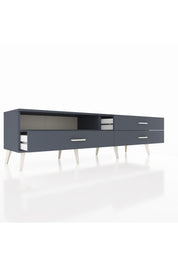 Hyperion TV Ünitesi Tek Raflı 3 Çekmeceli  176x44x51 Antrasit-Antrasit/Antrasit