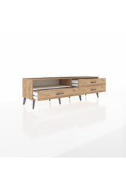 Hyperion TV Ünitesi Tek Raflı 3 Çekmeceli  176x44x51 Çam-Aytaşı/Çam