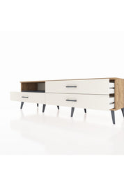 Hyperion TV Ünitesi Tek Raflı 3 Çekmeceli  176x44x51 Çam-Antrasit/Aytaşı