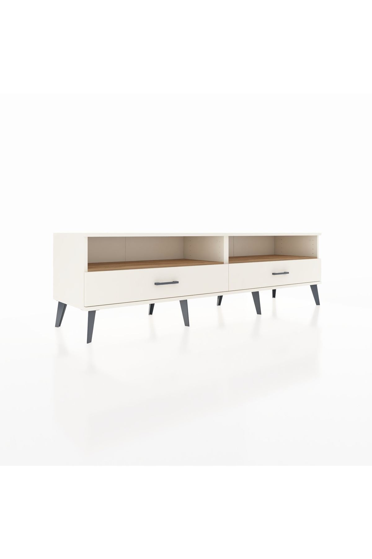 Hyperion TV Ünitesi 2 Raflı 2 Çekmeceli  176x44x51 Aytaşı-Çam/Aytaşı