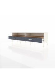 Hyperion TV Ünitesi 2 Raflı 2 Çekmeceli  176x44x51 Aytaşı-Çam/Antrasit