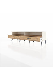 Hyperion TV Ünitesi 2 Raflı 2 Çekmeceli  176x44x51 Aytaşı-Çam/Çam