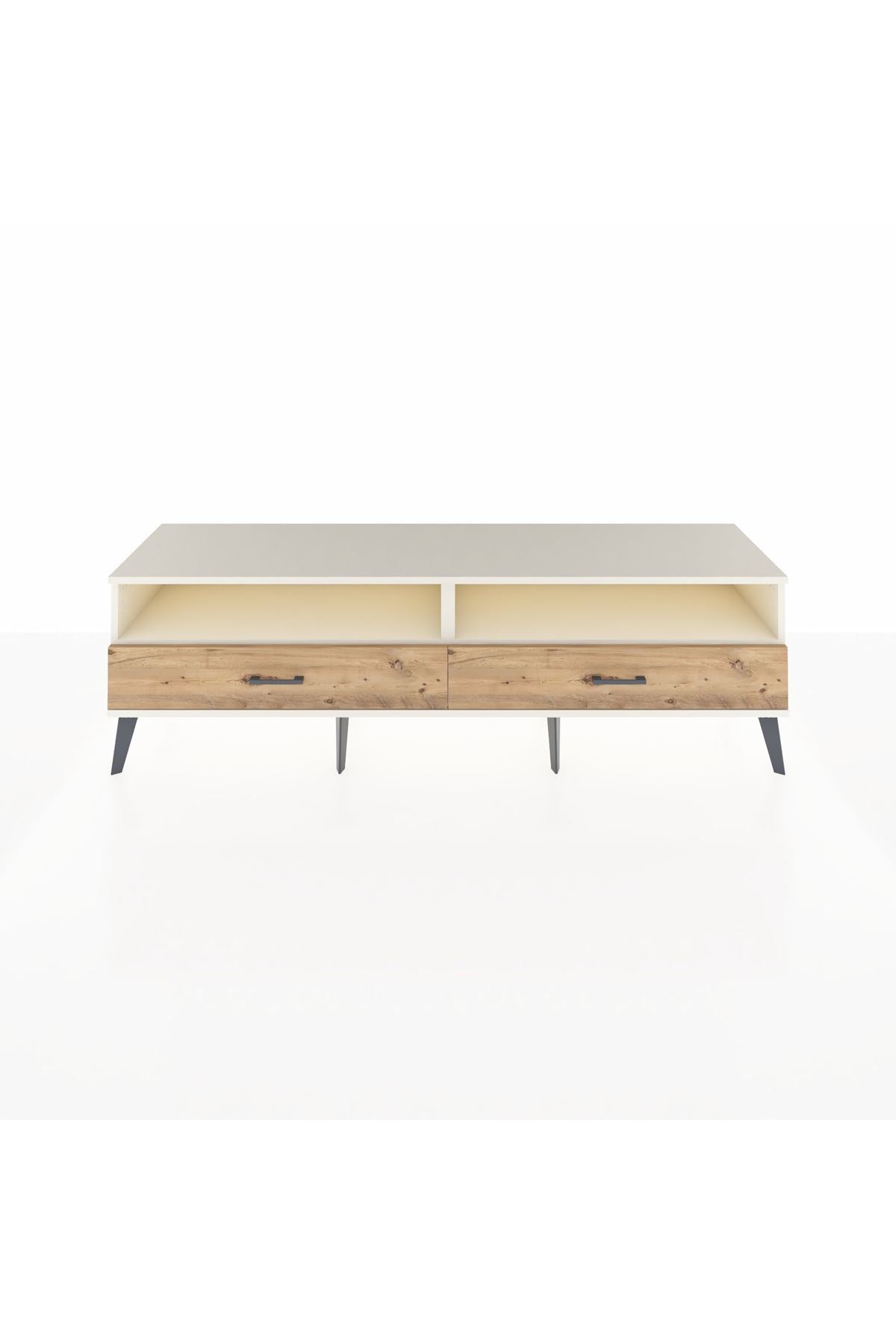 Hyperion TV Ünitesi 2 Raflı 2 Çekmeceli  176x44x51 Aytaşı-Aytaşı/Çam