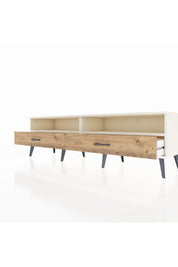 Hyperion TV Ünitesi 2 Raflı 2 Çekmeceli  176x44x51 Aytaşı-Aytaşı/Çam