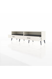 Hyperion TV Ünitesi 2 Raflı 2 Çekmeceli  176x44x51 Aytaşı-Antrasit/Aytaşı