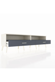 Hyperion TV Ünitesi 2 Raflı 2 Çekmeceli  176x44x51 Aytaşı-Antrasit/Antrasit