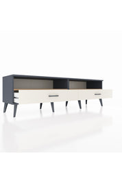 Hyperion TV Ünitesi 2 Raflı 2 Çekmeceli  176x44x51 Antrasit-Çam/Aytaşı