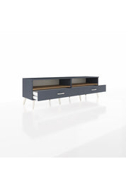 Hyperion TV Ünitesi 2 Raflı 2 Çekmeceli  176x44x51 Antrasit-Çam/Antrasit