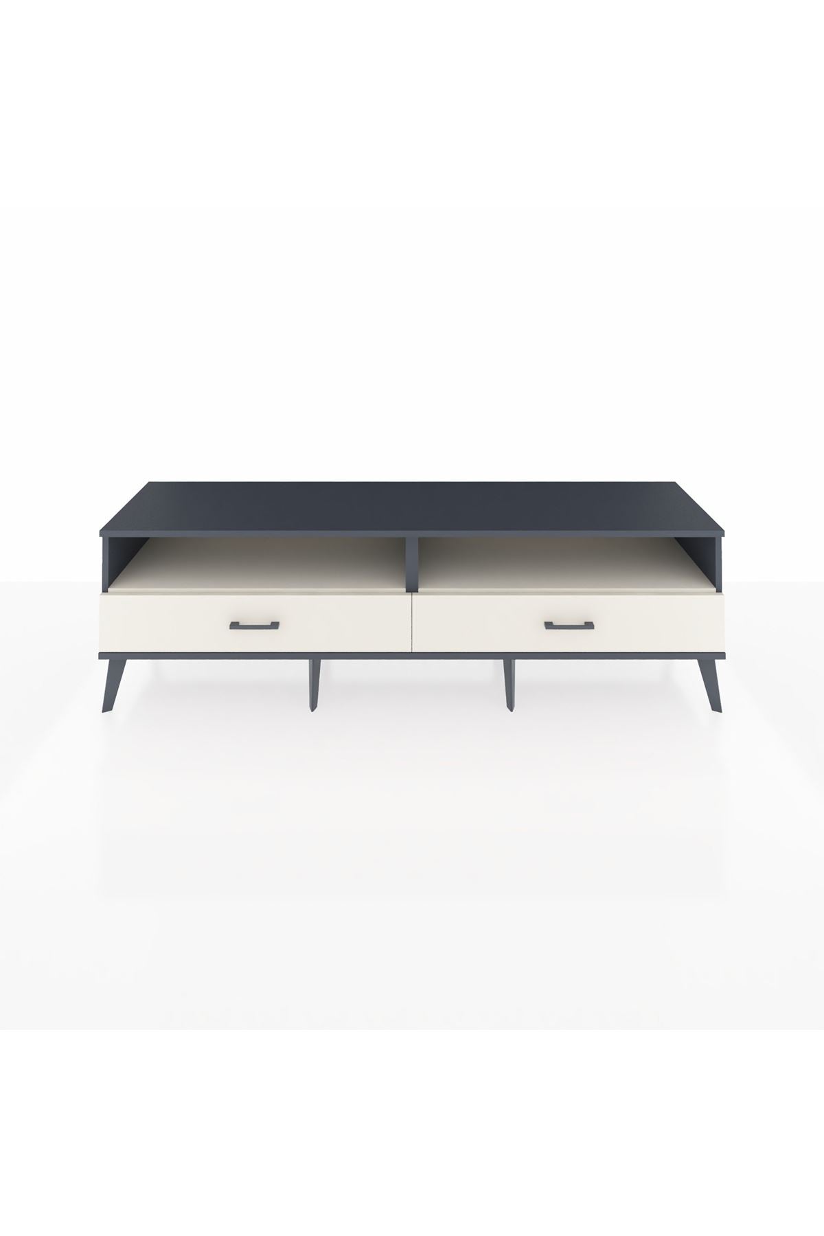 Hyperion TV Ünitesi 2 Raflı 2 Çekmeceli  176x44x51 Antrasit-Aytaşı/Aytaşı