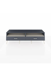 Hyperion TV Ünitesi 2 Raflı 2 Çekmeceli  176x44x51 Antrasit-Aytaşı/Antrasit