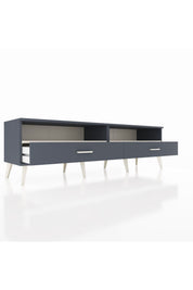 Hyperion TV Ünitesi 2 Raflı 2 Çekmeceli  176x44x51 Antrasit-Aytaşı/Antrasit