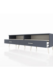 Hyperion TV Ünitesi 2 Raflı 2 Çekmeceli  176x44x51 Antrasit-Aytaşı/Antrasit